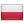 Flaga z językiem polskim
